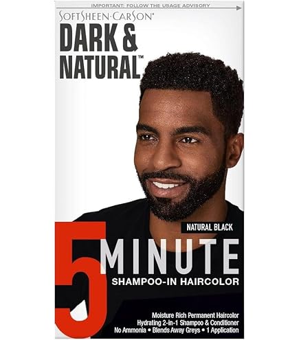 Amazon.com : Dark & Natural Color Men Jet Black (3 Pack